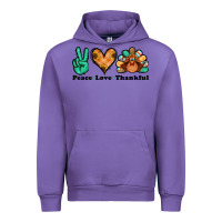 Tulip peace love thankful turkey Urban Hoodie - Jasminsmagicworld