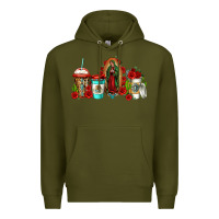 Lady Of Guadalupe Coffee Premium Hoodie | Teevron