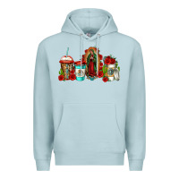 Blue Mist lady of guadalupe coffee Premium Hoodie - Jasminsmagicworld