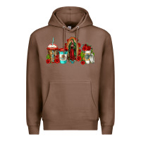 Chestnut lady of guadalupe coffee Premium Hoodie - Jasminsmagicworld