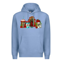 Colony Blue lady of guadalupe coffee Premium Hoodie - Jasminsmagicworld