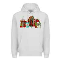 Dove Grey lady of guadalupe coffee Premium Hoodie - Jasminsmagicworld