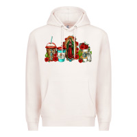 Pale Pink lady of guadalupe coffee Premium Hoodie - Jasminsmagicworld