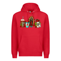 Red lady of guadalupe coffee Premium Hoodie - Jasminsmagicworld