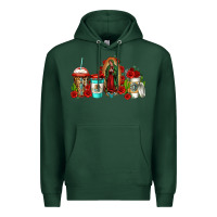 Sports Green lady of guadalupe coffee Premium Hoodie - Jasminsmagicworld