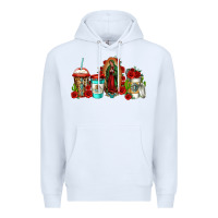 White lady of guadalupe coffee Premium Hoodie - Jasminsmagicworld