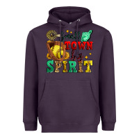 Plum small town big spirit softball Heavyweight Hoodie - Zillion Design Studio