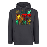 Smoke small town big spirit softball Heavyweight Hoodie - Zillion Design Studio