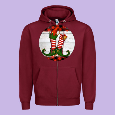 Zipper Hoodie Elf Shoes