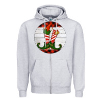 Heather Grey Elf Shoes Zipper Hoodie - RanaPortraitStore