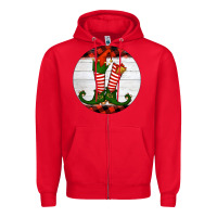 Red Elf Shoes Zipper Hoodie - RanaPortraitStore
