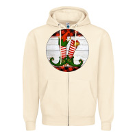 Sandshell Elf Shoes Zipper Hoodie - RanaPortraitStore