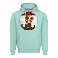 Seafoam Elf Shoes Zipper Hoodie - RanaPortraitStore