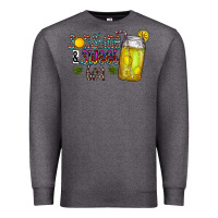 Charcoal Heather sunshine & sweet tea Premium Sweatshirt - CowhideDigitalArt
