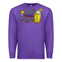 Purple sunshine & sweet tea Premium Sweatshirt - CowhideDigitalArt