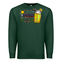 Sports Green sunshine & sweet tea Premium Sweatshirt - CowhideDigitalArt
