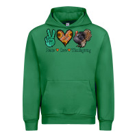 Emerald peace love thanksgiving Urban Hoodie - Jasminsmagicworld