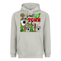 Moon Dust small town big spirit soccer Heavyweight Hoodie - Zillion Design Studio
