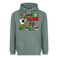 Sage small town big spirit soccer Heavyweight Hoodie - Zillion Design Studio