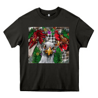 Asphalt Chicken Heavy Core Tee - CowhideDigitalArt