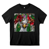 Black Chicken Heavy Core Tee - CowhideDigitalArt