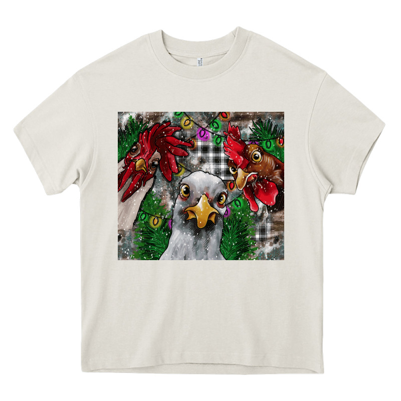 Chicken Heavy Core Tee by CowhideDigitalArt | Teevron