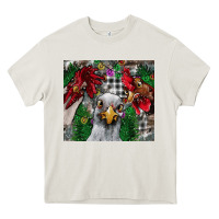 Cream Chicken Heavy Core Tee - CowhideDigitalArt