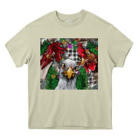 Mossy Chicken Heavy Core Tee - CowhideDigitalArt