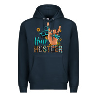 Navy hair hustler Premium Hoodie - Jasminsmagicworld