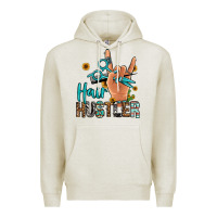 Oatmeal Heather hair hustler Premium Hoodie - Jasminsmagicworld