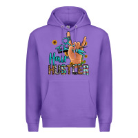 Purple hair hustler Premium Hoodie - Jasminsmagicworld