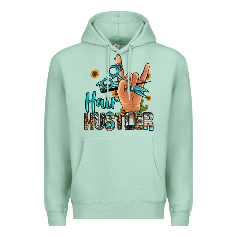 Hair Hustler Premium Hoodie by Jasminsmagicworld | Teevron