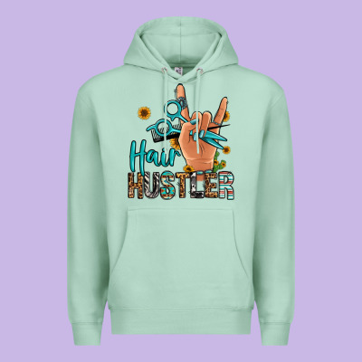 Hair Hustler Premium Hoodie Designed By Jasminsmagicworld