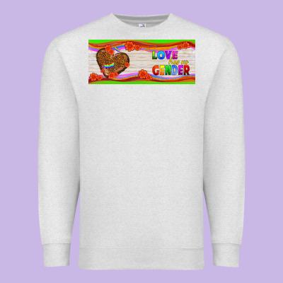 Love Has No Gender Mug 15 Oz Premium Sweatshirt Designed By Hra Design Shop