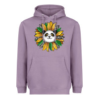 Lavender panda sunflower Heavyweight Hoodie - RanaPortraitStore