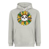 Moon Dust panda sunflower Heavyweight Hoodie - RanaPortraitStore