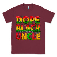 Burgundy dope black uncle with stars Classic Tee - texasbilliewilder