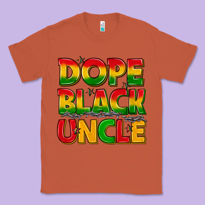 Dope Black Uncle With Stars Classic Tee Designed By Texasbilliewilder