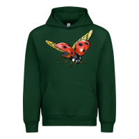 Foreset Green Ladybug Flying Urban Hoodie - LillyAllenDesigns
