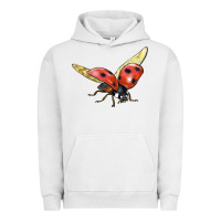 Pigment Lunar Rock Ladybug Flying Urban Hoodie - LillyAllenDesigns