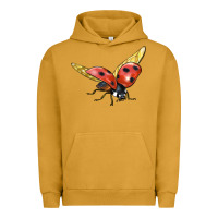 Pigment Peanut Butter Ladybug Flying Urban Hoodie - LillyAllenDesigns