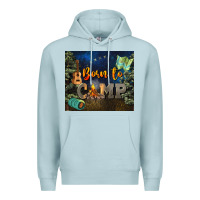 Blue Mist born to camp Premium Hoodie - NancyCooperArtShop