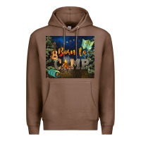 Chestnut born to camp Premium Hoodie - NancyCooperArtShop