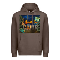 Coffee born to camp Premium Hoodie - NancyCooperArtShop