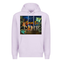 Lilac born to camp Premium Hoodie - NancyCooperArtShop