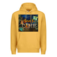 Mustard born to camp Premium Hoodie - NancyCooperArtShop