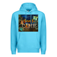 Ocean Blue born to camp Premium Hoodie - NancyCooperArtShop
