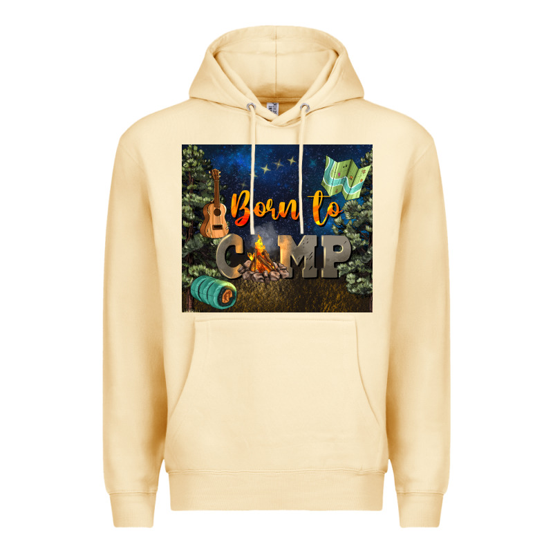 Born To Camp Premium Hoodie by NancyCooperArtShop | Teevron