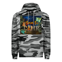 Slate Camo born to camp Premium Hoodie - NancyCooperArtShop