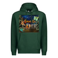 Sports Green born to camp Premium Hoodie - NancyCooperArtShop